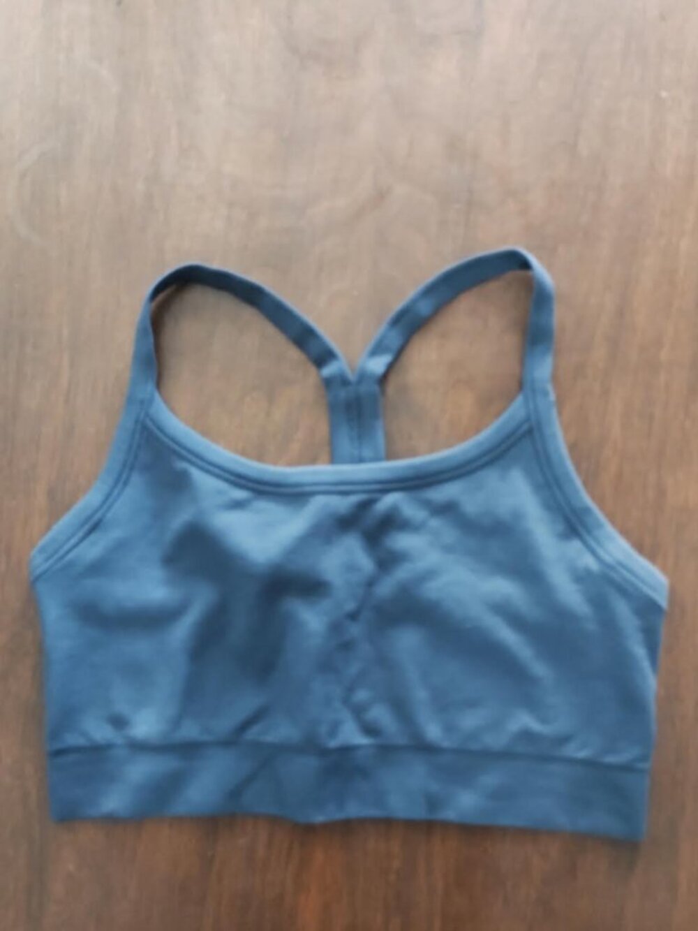 H&M Move Medium Support Sports Bra Navy Blue Stretch Size L Like New